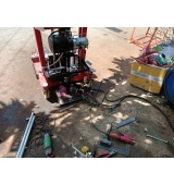 Nhận chế xe nâng tay thành xe nâng bình ắc quy 12V