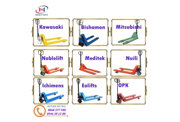 Bạn nên mua xe nâng tay thương hiệu nào trên thị trường