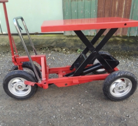 Xe nâng kéo chậu cảnh 4 bánh tay ga | Bền – Tiện – Xe Nâng Nhật Nam