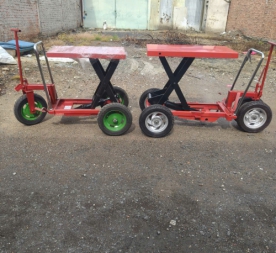 Xe nâng kéo chậu cảnh 4 bánh tay ga | Bền – Tiện – Xe Nâng Nhật Nam